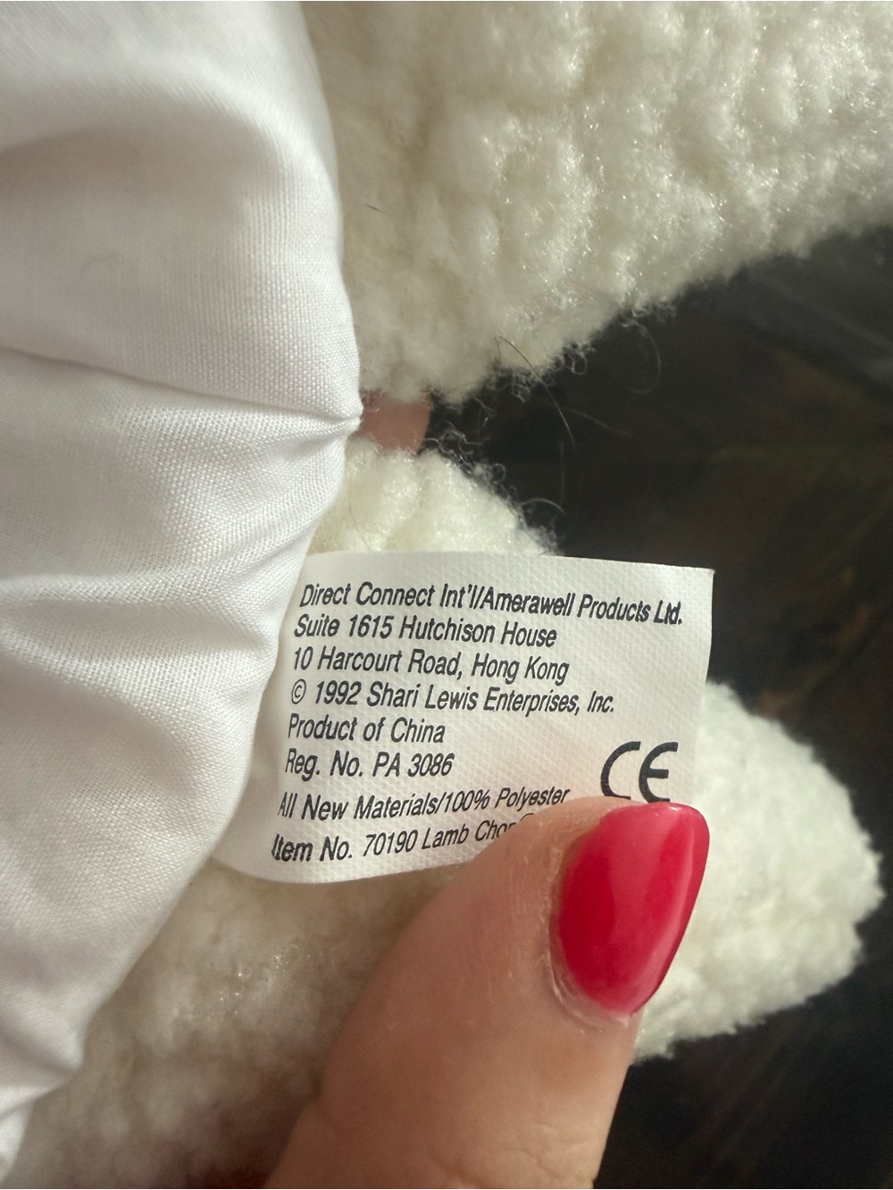 Shari Lewis Vintage 1992 Lamb Chop Puppet - Picture 3 of 3